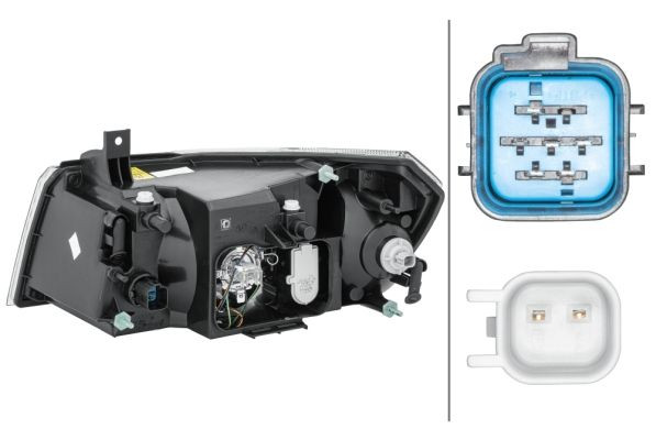 Priekinis žibintas HELLA 1EG 354 024-041