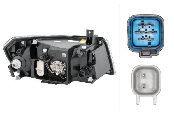 Priekinis žibintas HELLA 1EG 354 024-111