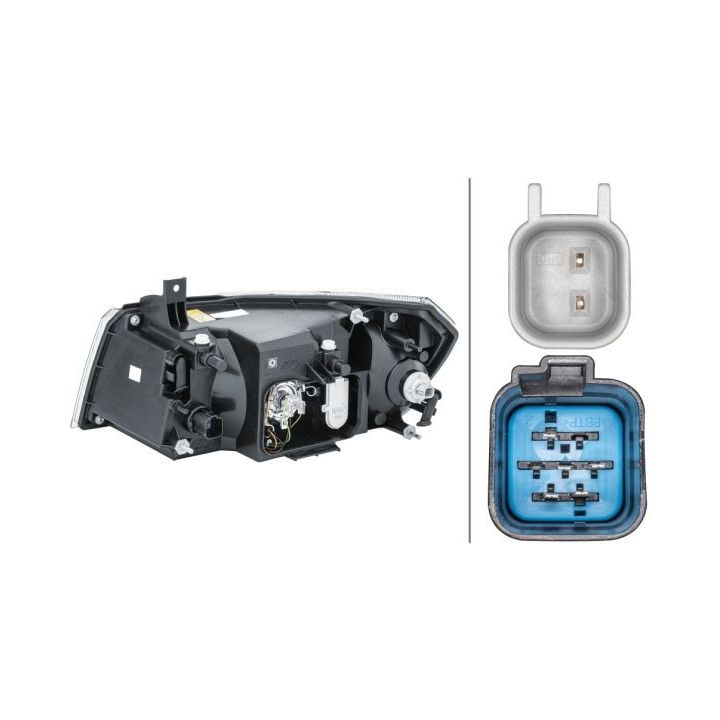 Priekinis žibintas HELLA 1EG 354 024-121