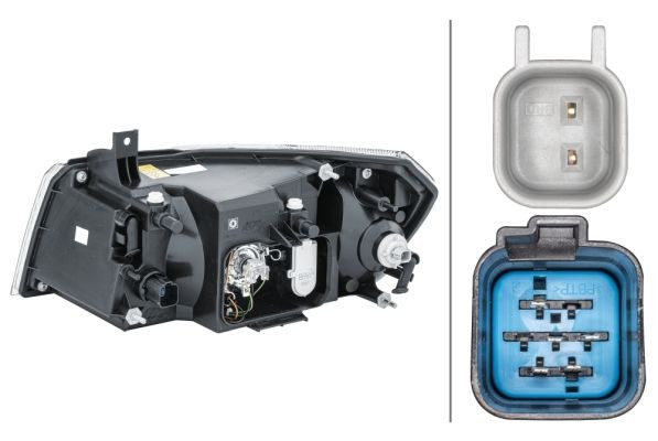 Priekinis žibintas HELLA 1EG 354 024-121