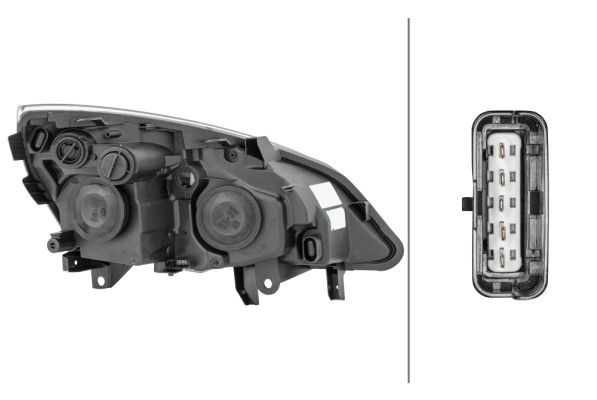 Priekinis žibintas HELLA 1EL 009 447-091