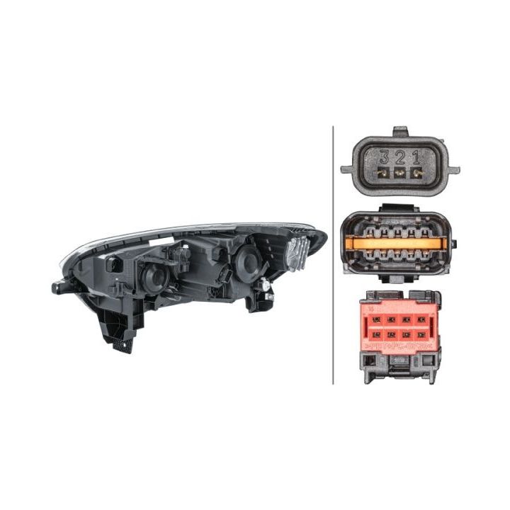 Priekinis žibintas HELLA 1EL 011 770-861