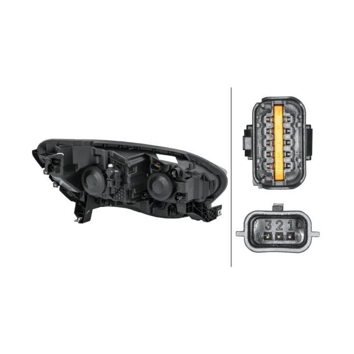 Priekinis žibintas HELLA 1EL 012 293-411