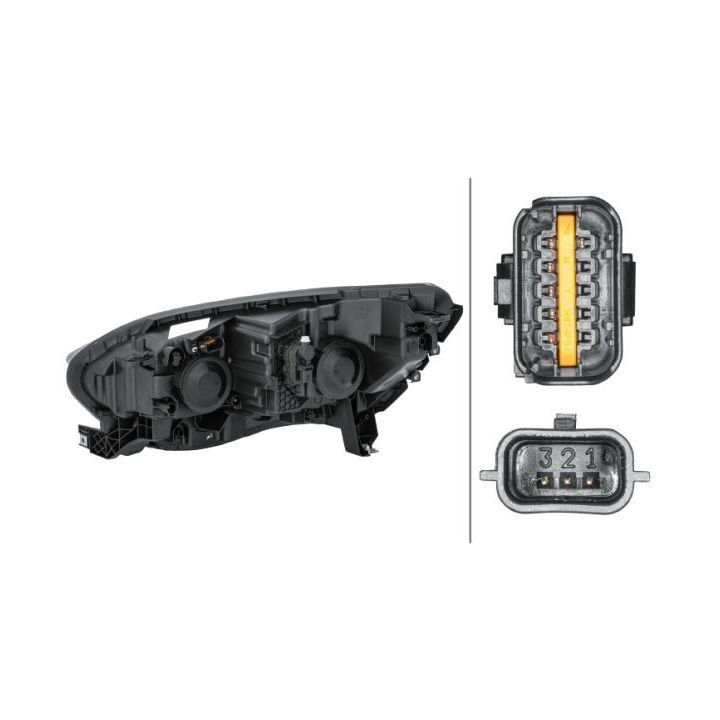 Priekinis žibintas HELLA 1EL 012 293-421