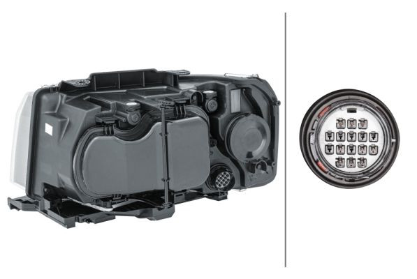 Priekinis žibintas HELLA 1EL 354 025-061