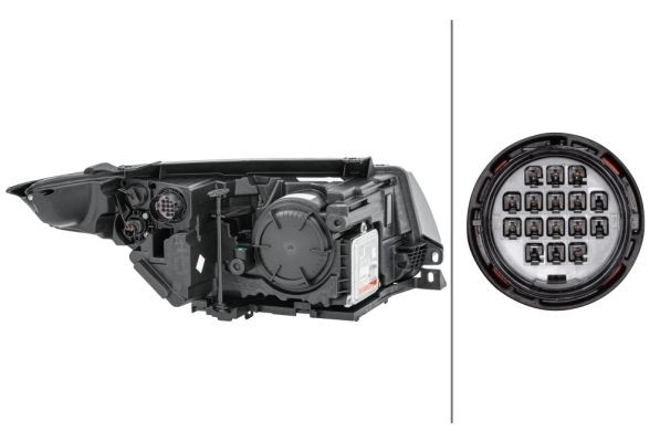 Priekinis žibintas HELLA 1EL 354 806-011