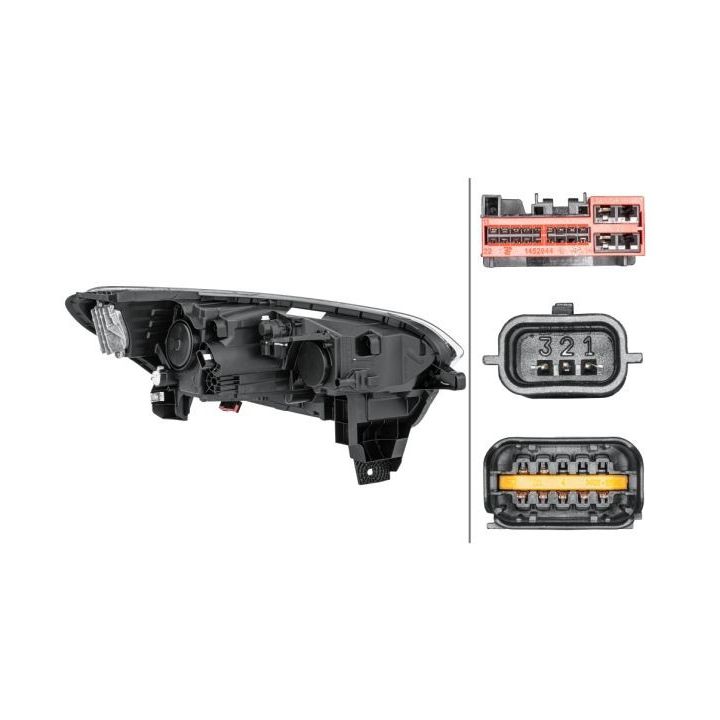 Priekinis žibintas HELLA 1EX 011 770-451