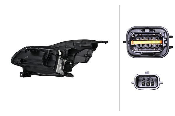 Priekinis žibintas HELLA 1EX 013 930-621