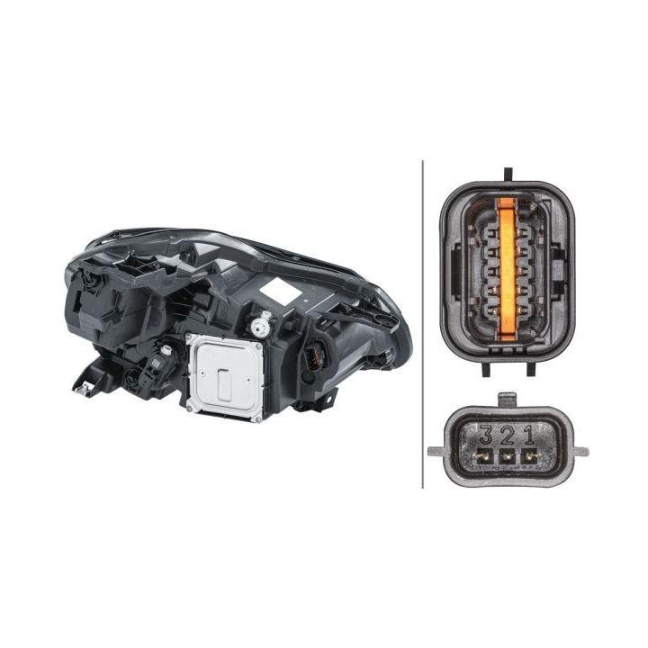 Priekinis žibintas HELLA 1EX 013 930-811