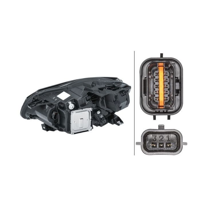 Priekinis žibintas HELLA 1EX 013 930-821