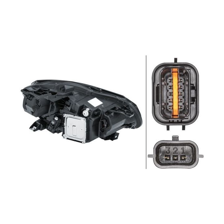 Priekinis žibintas HELLA 1EX 013 930-911