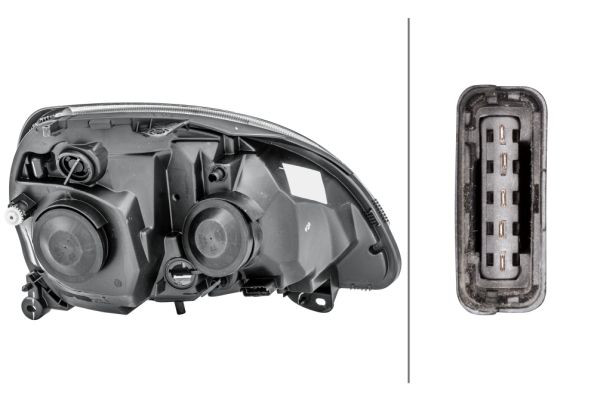 Priekinis žibintas HELLA 1LB 008 461-751