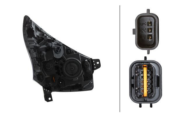 Priekinis žibintas HELLA 1LE 011 410-431