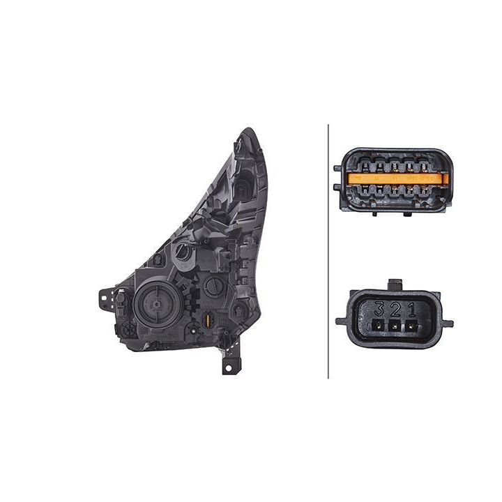 Priekinis žibintas HELLA 1LE 011 410-441