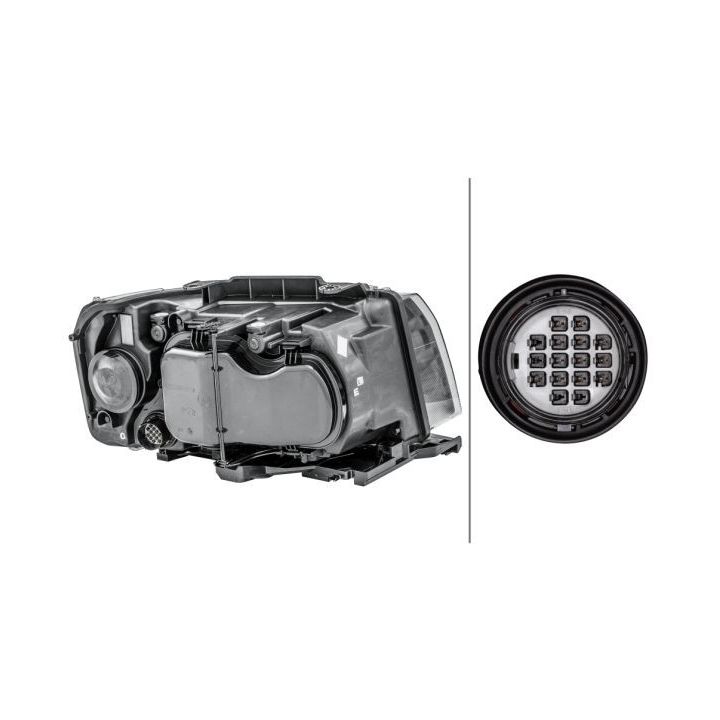 Priekinis žibintas HELLA 1LJ 354 813-131