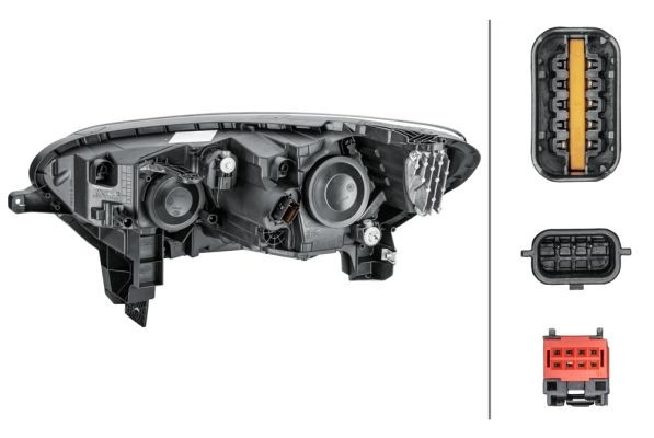 Priekinis žibintas HELLA 1LL 011 770-181