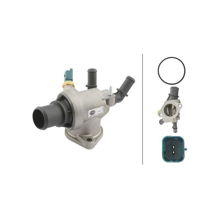 Termostatas, aušinimo skystis HELLA 8MT 354 776-531