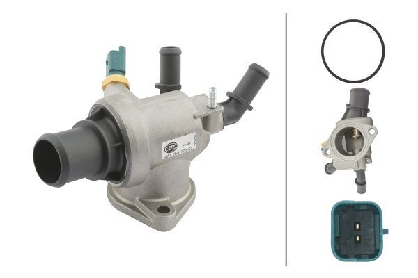 Termostatas, aušinimo skystis HELLA 8MT 354 776-531