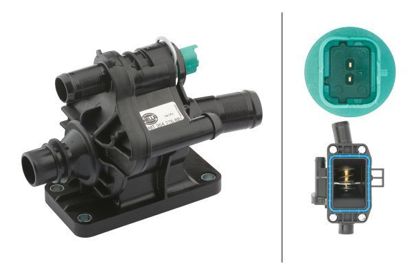 Termostatas, aušinimo skystis HELLA 8MT 354 776-881