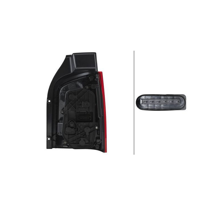 Kombinuotas galinis žibintas HELLA 2SK 010 318-071