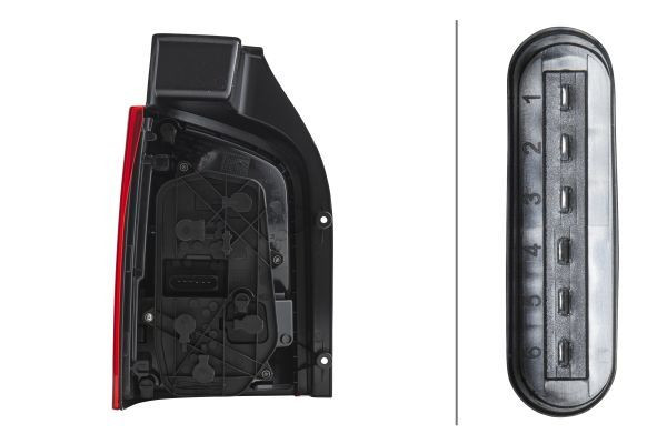 Kombinuotas galinis žibintas HELLA 2SK 010 318-081