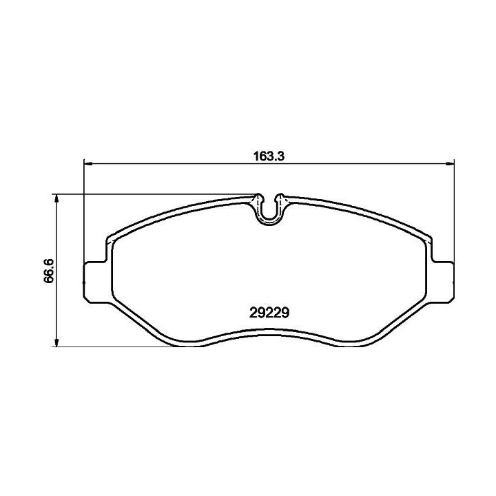 Stabdžių trinkelių rinkinys, diskinis stabdys HELLA 8DB 355 005-511