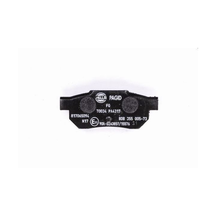 Stabdžių trinkelių rinkinys, diskinis stabdys HELLA 8DB 355 005-731