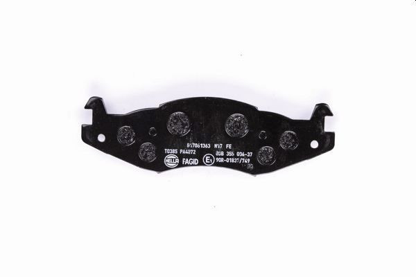 Stabdžių trinkelių rinkinys, diskinis stabdys HELLA 8DB 355 006-371