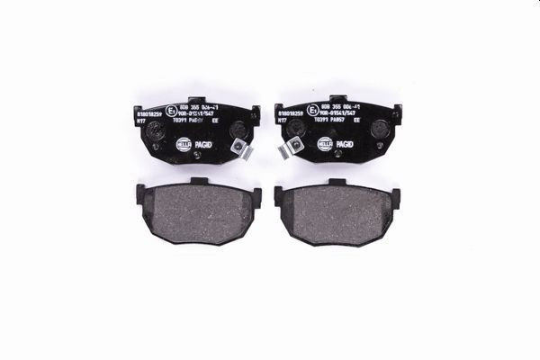 Stabdžių trinkelių rinkinys, diskinis stabdys HELLA 8DB 355 006-411