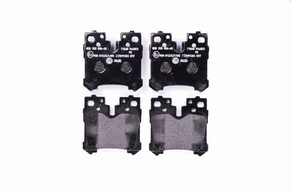 Stabdžių trinkelių rinkinys, diskinis stabdys HELLA 8DB 355 006-651