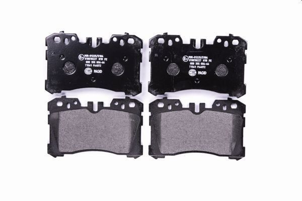 Stabdžių trinkelių rinkinys, diskinis stabdys HELLA 8DB 355 006-661