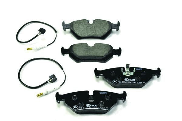 Stabdžių trinkelių rinkinys, diskinis stabdys HELLA 8DB 355 007-801