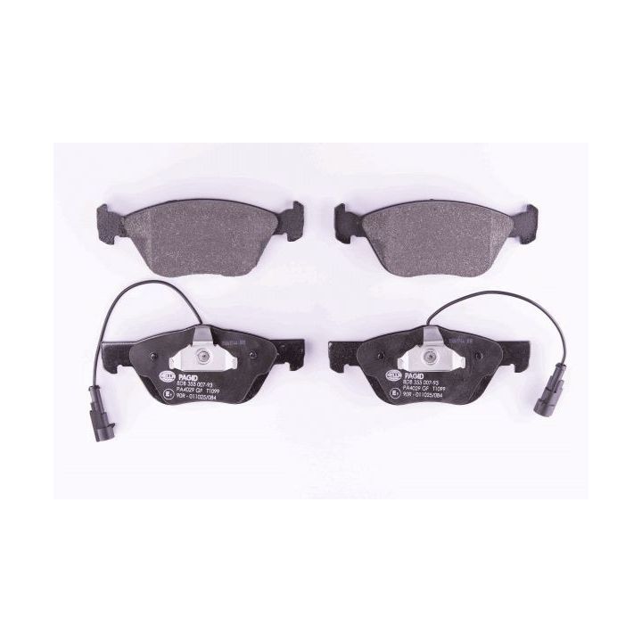 Stabdžių trinkelių rinkinys, diskinis stabdys HELLA 8DB 355 007-931