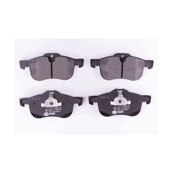 Stabdžių trinkelių rinkinys, diskinis stabdys HELLA 8DB 355 008-941