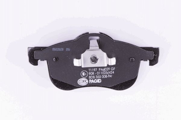 Stabdžių trinkelių rinkinys, diskinis stabdys HELLA 8DB 355 008-941