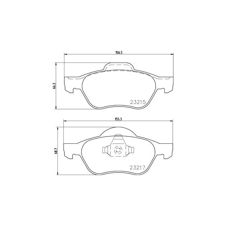 Stabdžių trinkelių rinkinys, diskinis stabdys HELLA 8DB 355 009-091