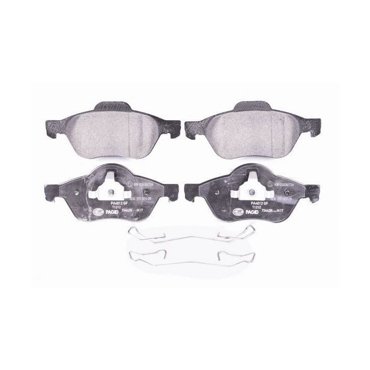 Stabdžių trinkelių rinkinys, diskinis stabdys HELLA 8DB 355 009-091