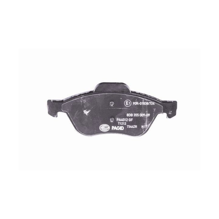 Stabdžių trinkelių rinkinys, diskinis stabdys HELLA 8DB 355 009-091