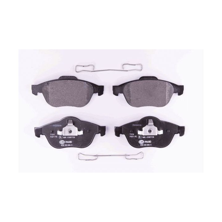 Stabdžių trinkelių rinkinys, diskinis stabdys HELLA 8DB 355 009-111