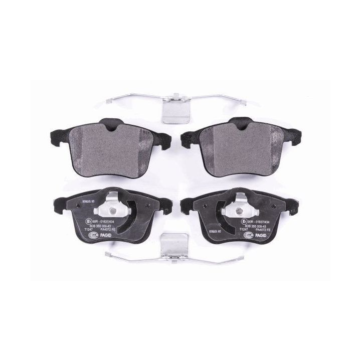 Stabdžių trinkelių rinkinys, diskinis stabdys HELLA 8DB 355 009-431