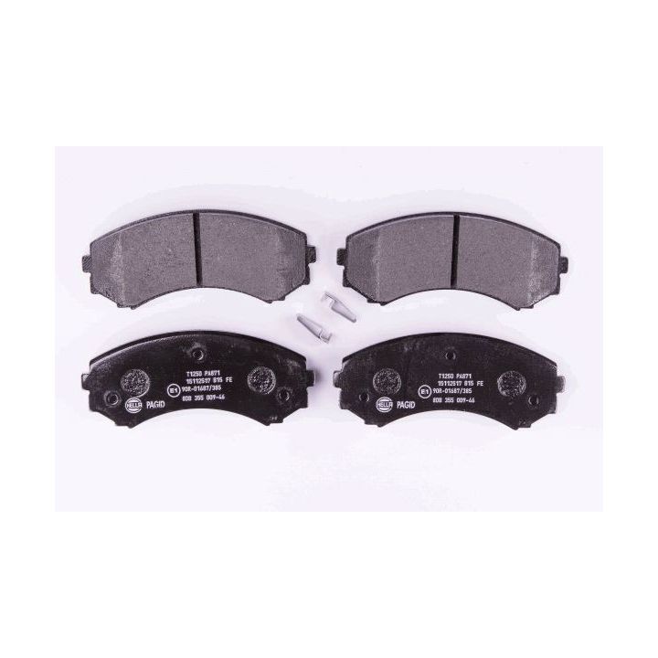 Stabdžių trinkelių rinkinys, diskinis stabdys HELLA 8DB 355 009-461