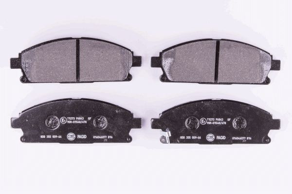 Stabdžių trinkelių rinkinys, diskinis stabdys HELLA 8DB 355 009-661