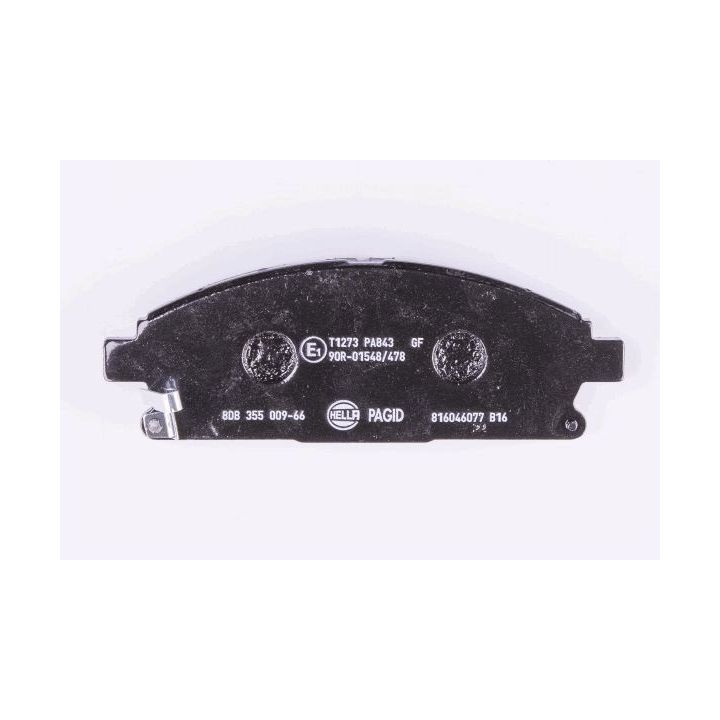 Stabdžių trinkelių rinkinys, diskinis stabdys HELLA 8DB 355 009-661