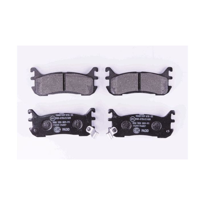 Stabdžių trinkelių rinkinys, diskinis stabdys HELLA 8DB 355 009-911