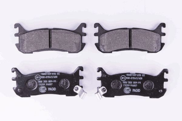 Stabdžių trinkelių rinkinys, diskinis stabdys HELLA 8DB 355 009-911