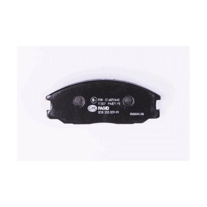 Stabdžių trinkelių rinkinys, diskinis stabdys HELLA 8DB 355 009-991