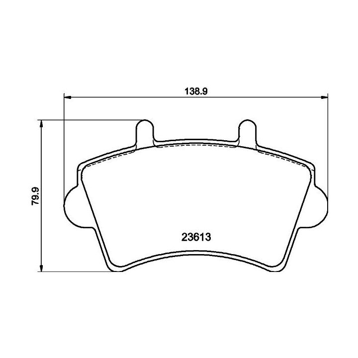 Stabdžių trinkelių rinkinys, diskinis stabdys HELLA 8DB 355 010-021