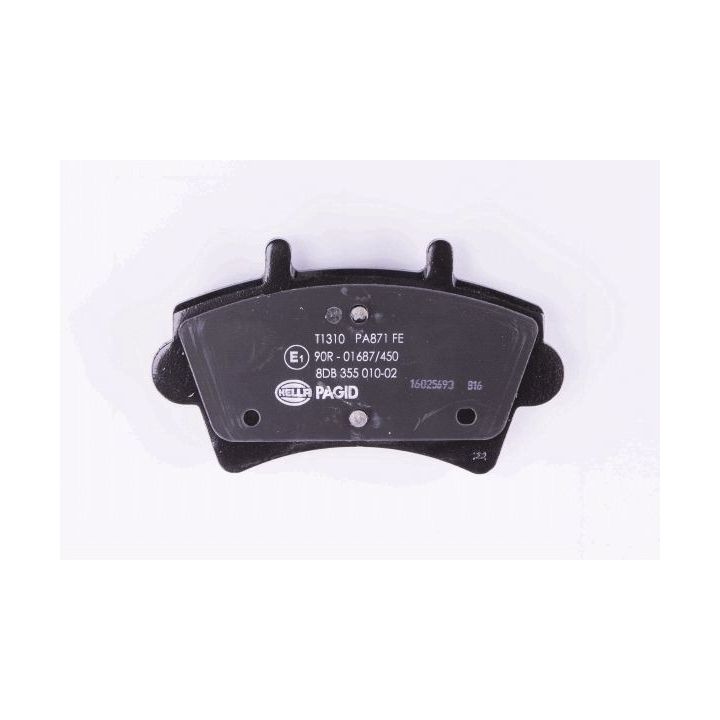 Stabdžių trinkelių rinkinys, diskinis stabdys HELLA 8DB 355 010-021