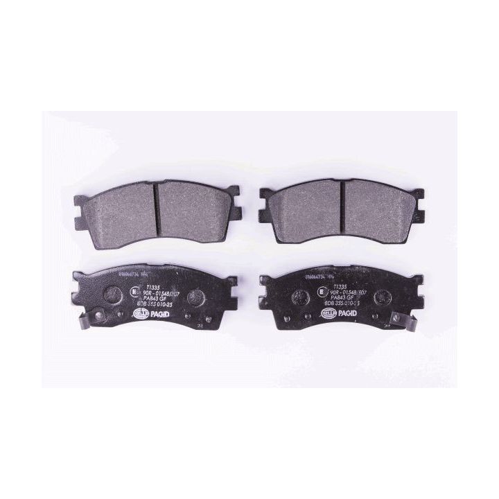 Stabdžių trinkelių rinkinys, diskinis stabdys HELLA 8DB 355 010-251