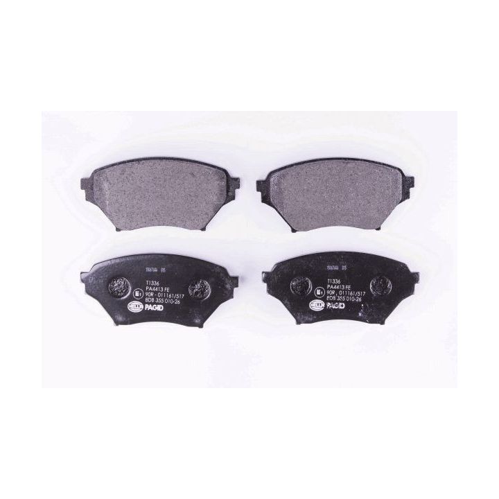 Stabdžių trinkelių rinkinys, diskinis stabdys HELLA 8DB 355 010-261